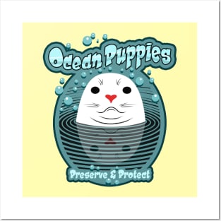 Ocean Puppies Posters and Art